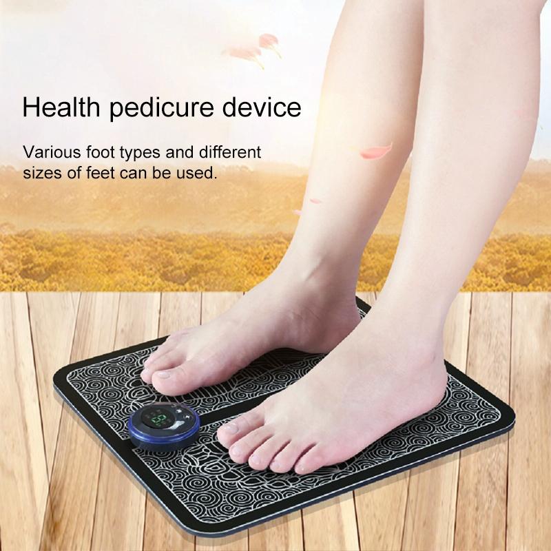 Rechargeable Ems Foot Pad For Smart Micro-Current Therapy