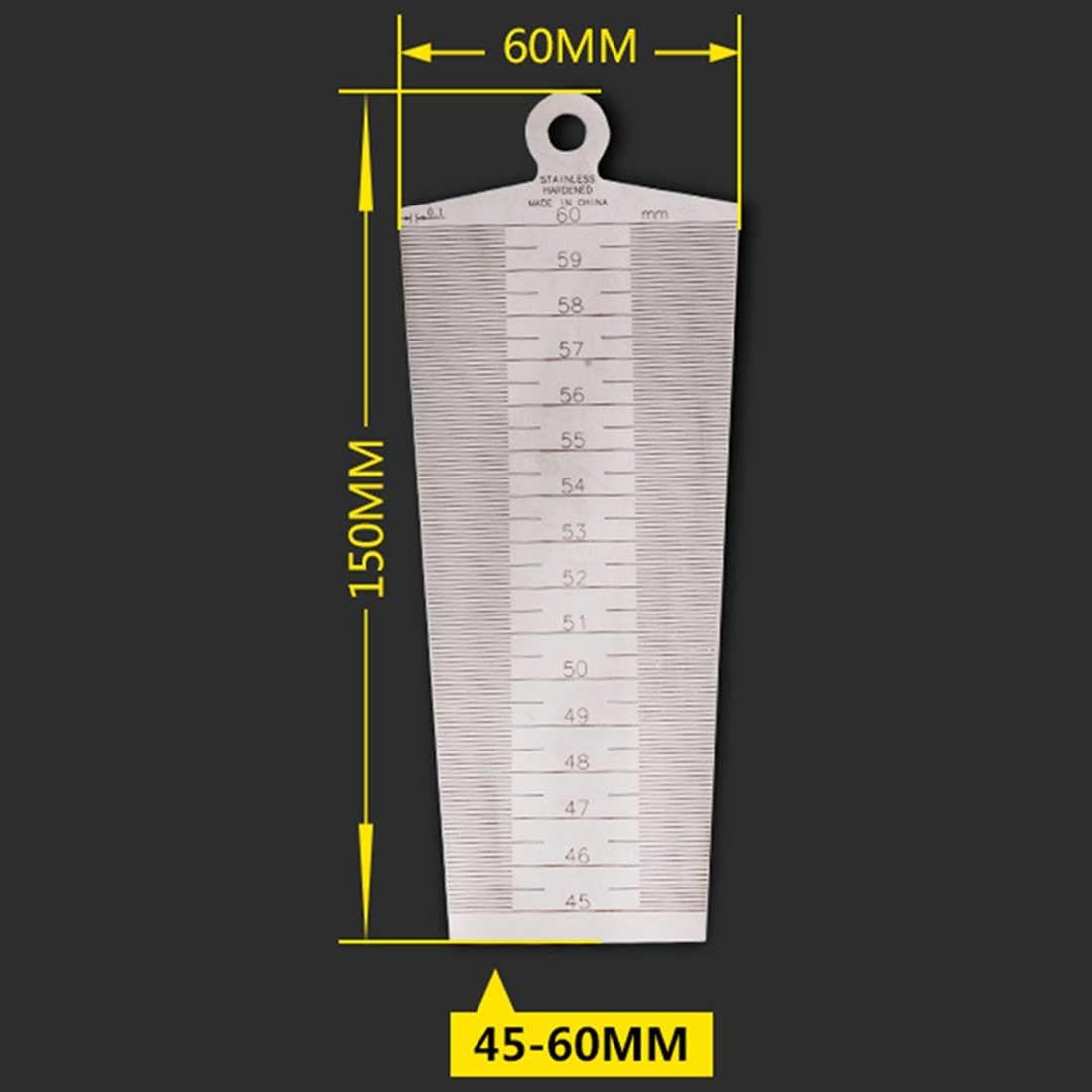 Stainless Steel Taper Gauge for Gap Measurement