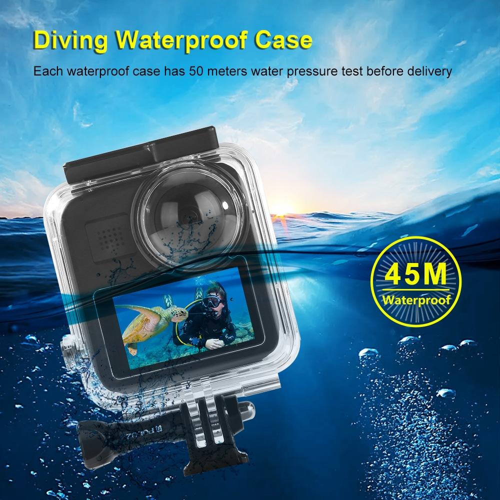 Waterproof Diving Case for Gopro Max - 45m Depth