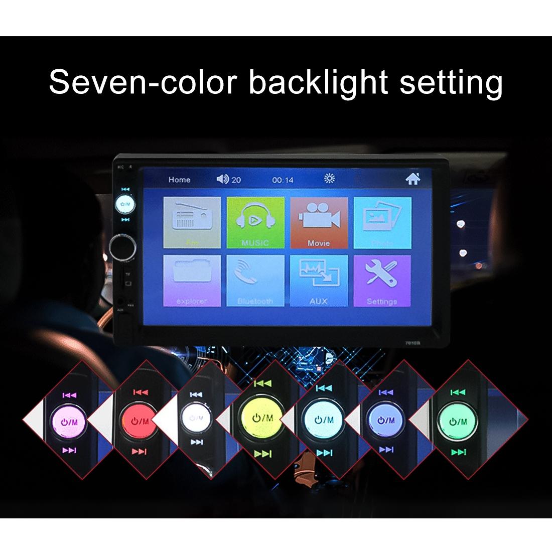 7 Inch Car Bluetooth Radio Receiver Mp5 Player Fm / Usb / Tf 7010B