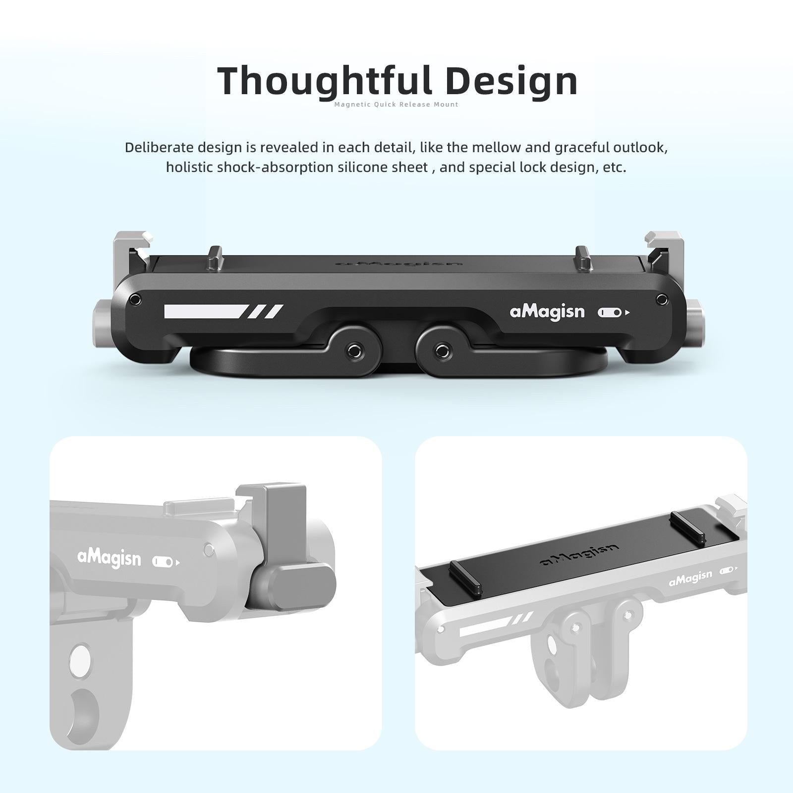 Insta360 Go 3 Magnetic Fast Disassembly Seat Bracket for Sports Camera