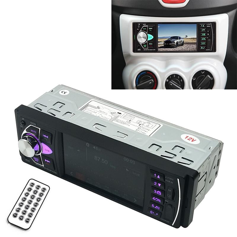 Universal Car Radio Receiver Mp5 Player 4.1 Hd Screen Fm & Bluetooth Remote Control
