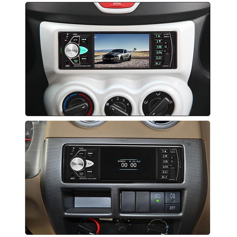 Universal Car Radio Receiver Mp5 Player 4.1 Hd Screen Fm & Bluetooth Remote Control