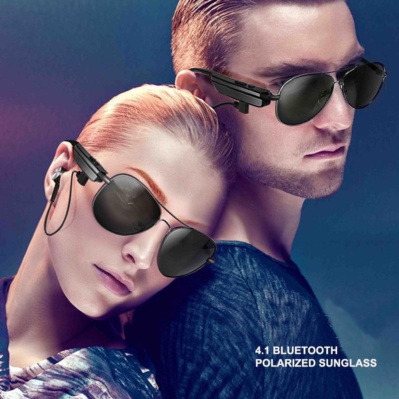 Wireless Bluetooth Sunglasses with Music Earphones and Mic