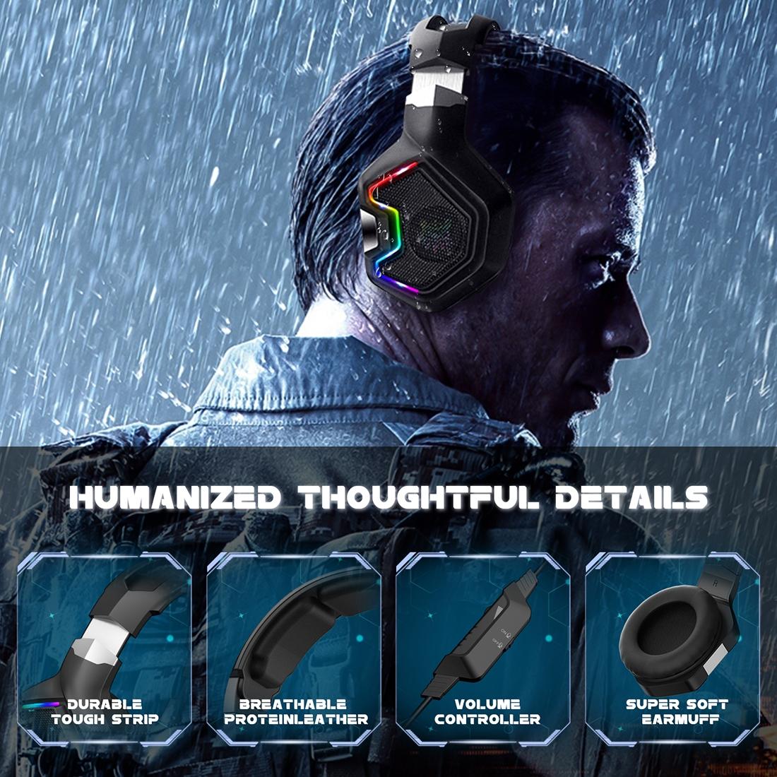 K10 Pro Wired Gaming Headset With Mic