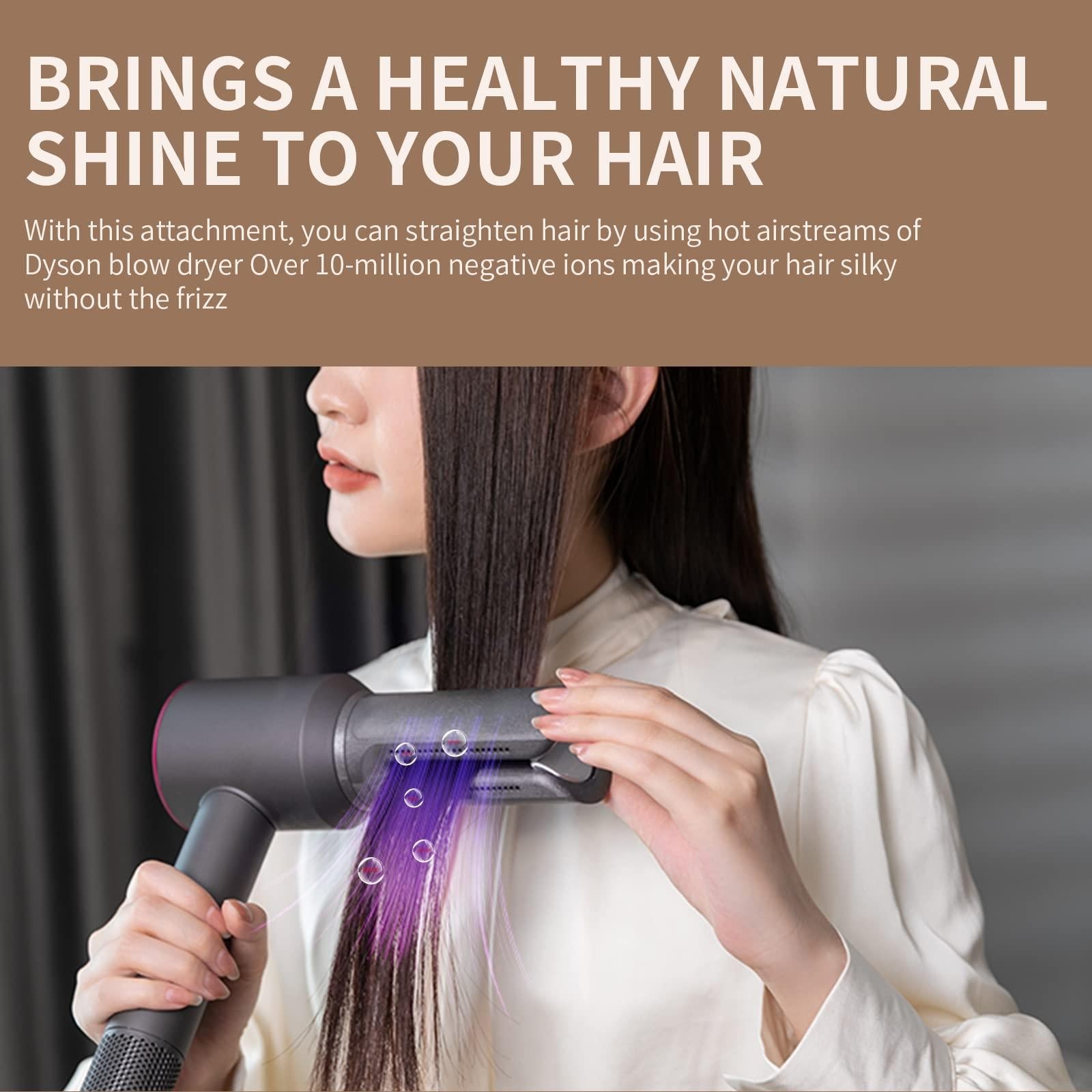Dyson Hair Dryer Straight Nozzle Attachment with Styling Plate Clamp
