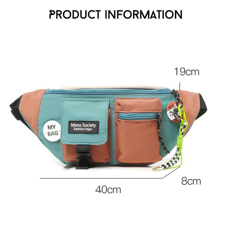 Lightweight Black Canvas Crossbody Backpack For Active Lifestyles - Green