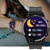 1.3 Inch Heart Rate / Blood Pressure / Blood Oxygen Monitoring Watch - Black Steel