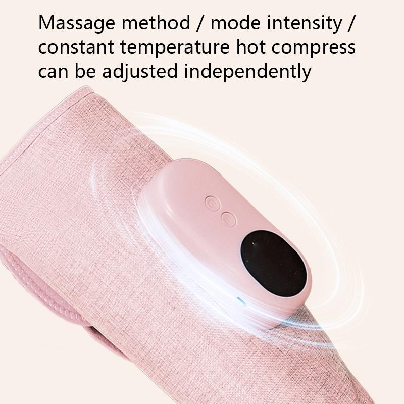 Gray Wireless Leg Massager Double Hot Compress & Air Pressure
