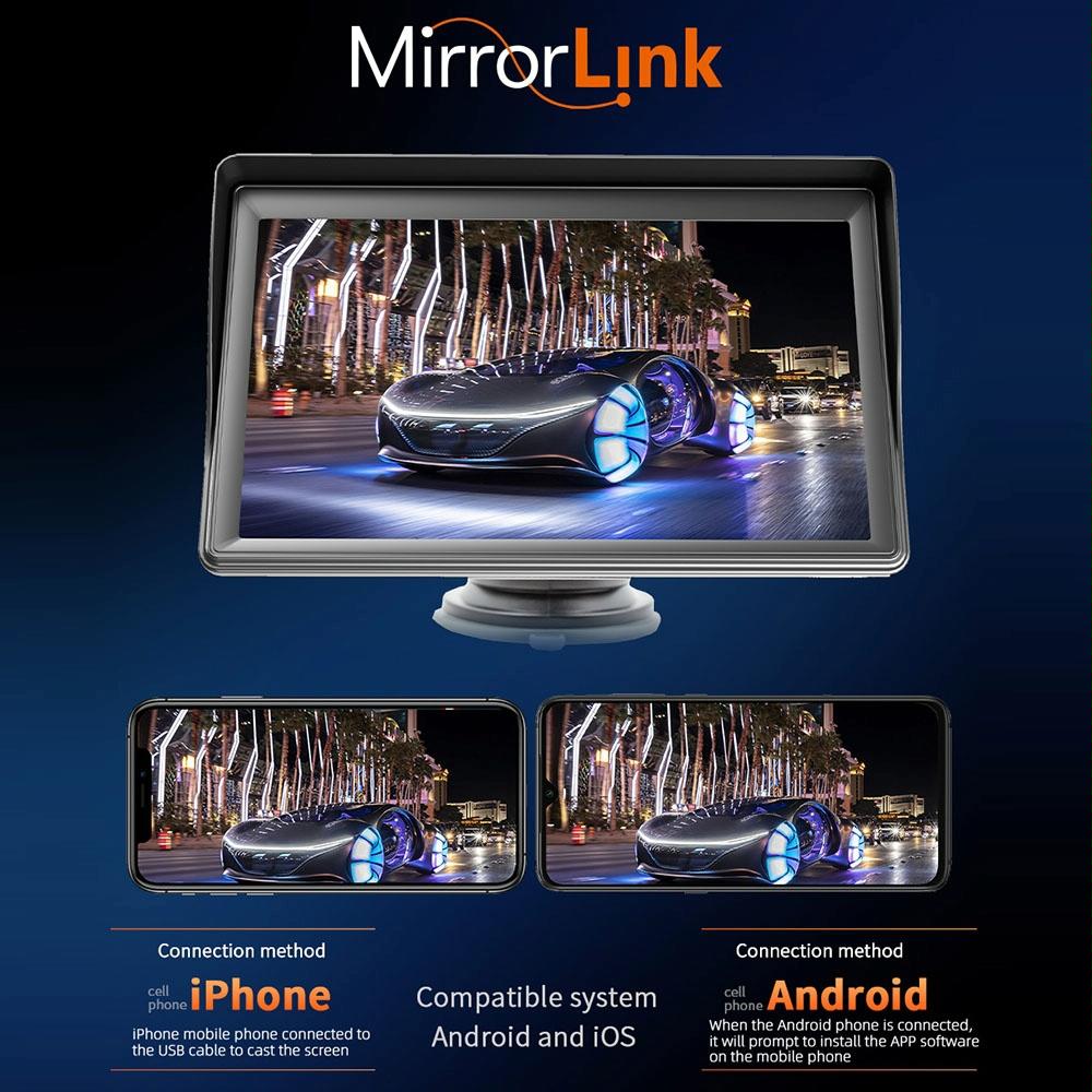 7 Inch Carplay Radio 1080P Touch Screen Mp5 Player