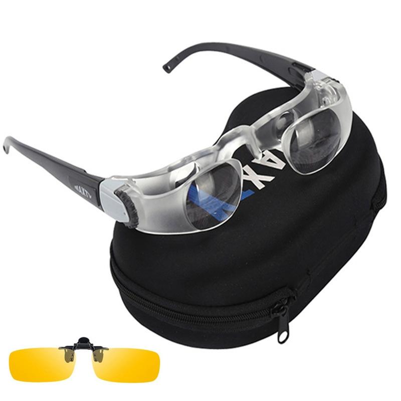 Adjustable Focus Telescope for Fishing - Myopia &amp; Yellow Clip