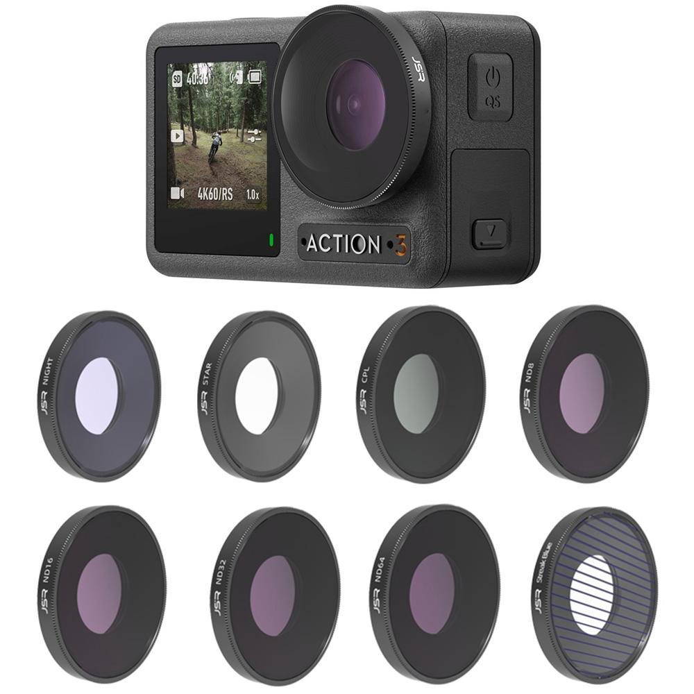 Star Night Lens Filter for Dji Action 3 - Streak Cpl Nd8 Nd16 Nd32 Nd64