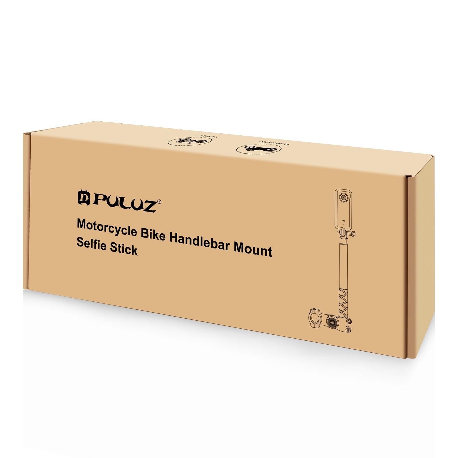 Handlebar Mount Camera Bracket with Monopod Stand for Bikes