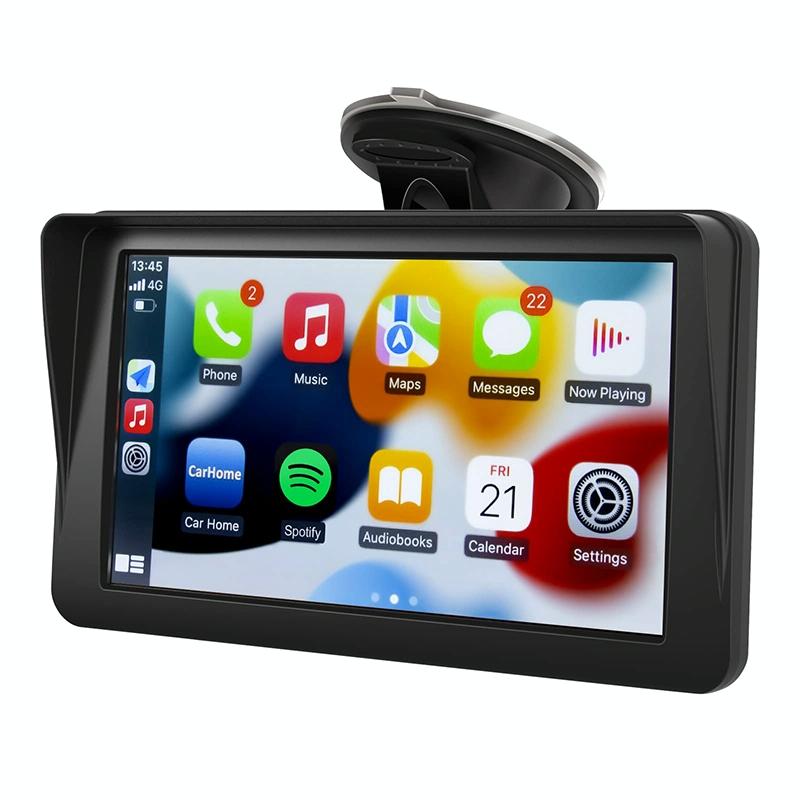 7 Touch Display Car Navigator with Wireless Carplay Bluetooth and Reversing Image - Portable and Smart