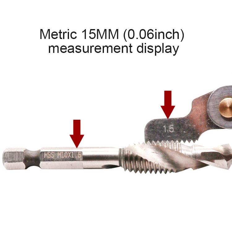 60 Degree Stainless Steel Thread Gauge - 30 Pcs