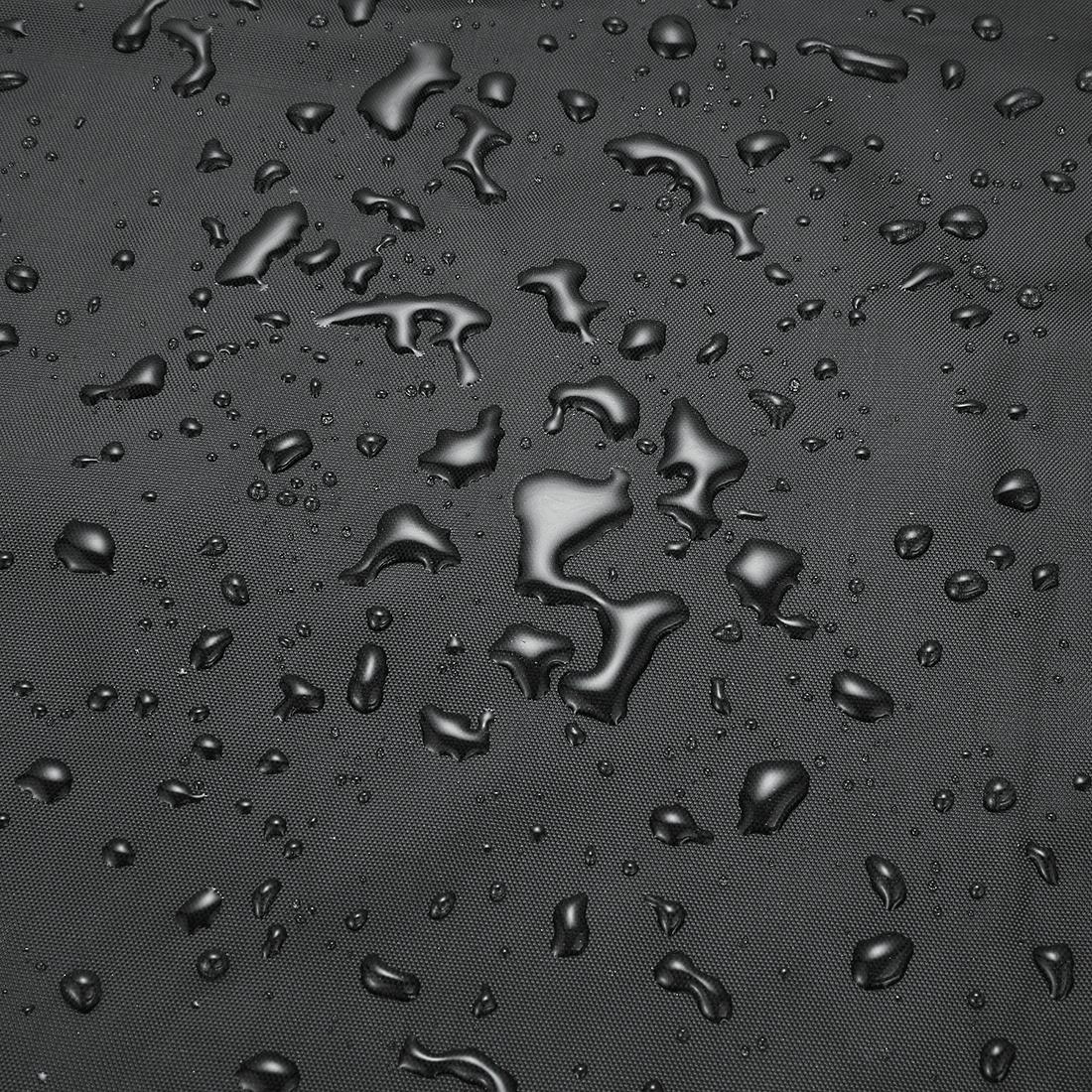 Waterproof 210d Oxford Cloth Bbq Grill Cover - Anti-uv Dust-proof Foldable - Fits Gas Charcoal Electric - 170x61x117cm - Black