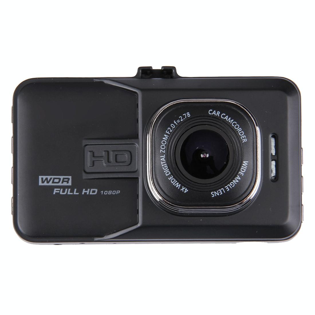 3.0 Lcd Car Dvr Camera with 720p Hd 3.0mp 170 Degree Wide Angle View