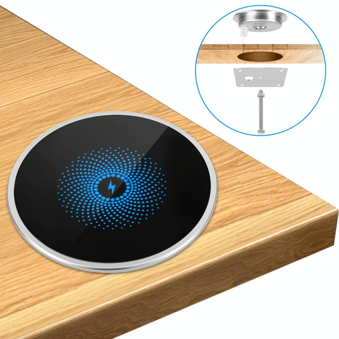 15W Ultra Thin Desktop Wireless Charger Embedded