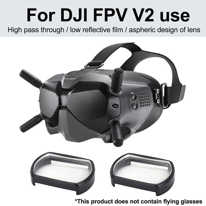 2pcs Aspherical Myopia Lens for Dji Fpv Goggles V2