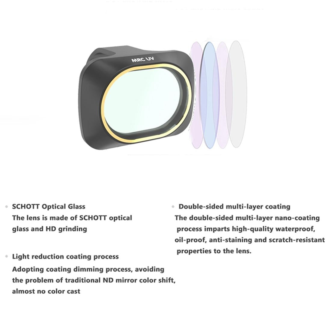 Uv Lens Filter for Dji Mavic Mini Drone
