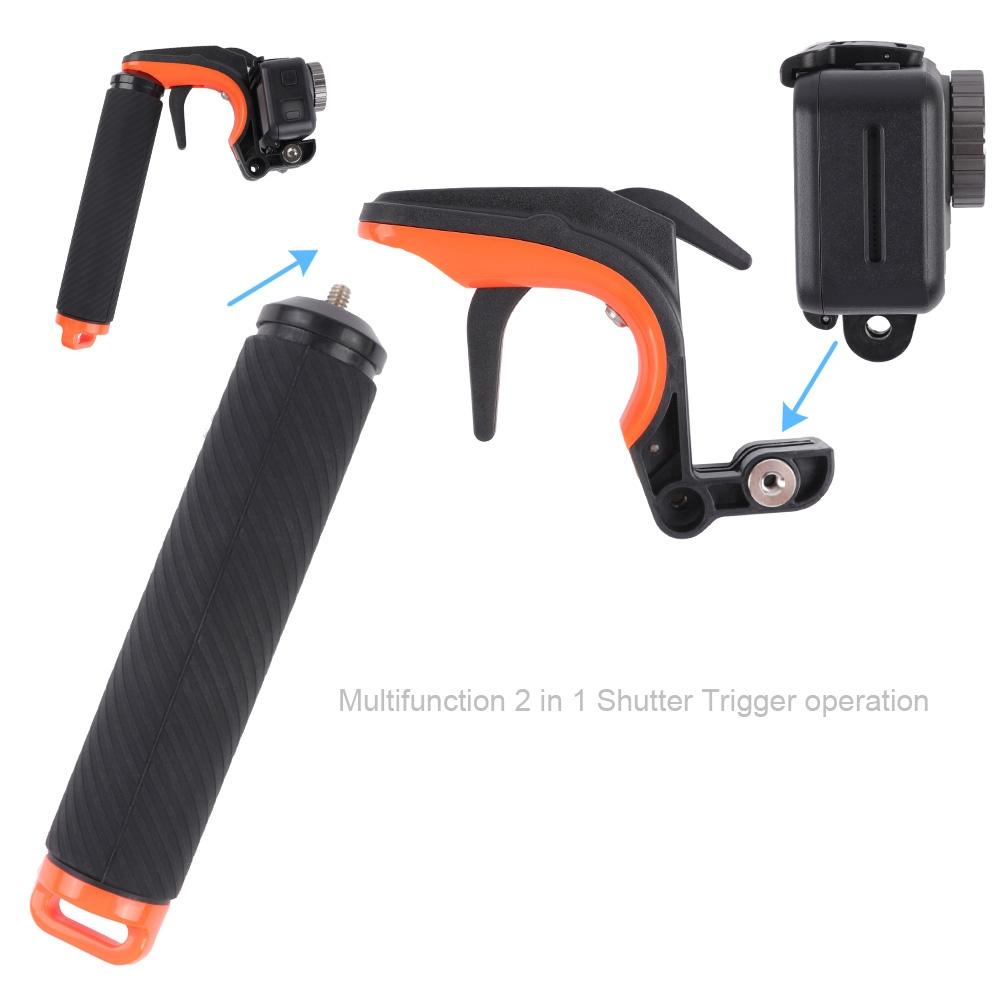 Adjustable Diving Buoyancy Stick for Dji Action with Hand Grip and Anti-lost Strap