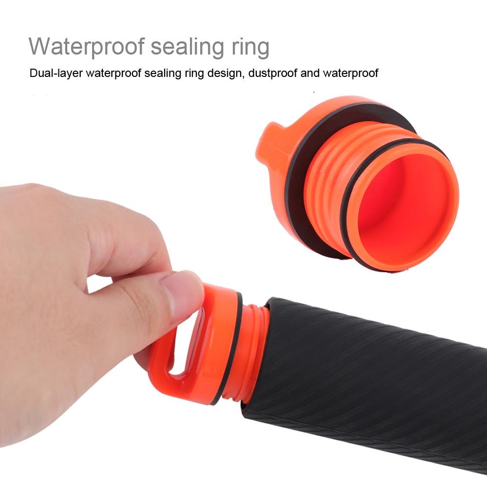 Adjustable Diving Buoyancy Stick for Dji Action with Hand Grip and Anti-lost Strap