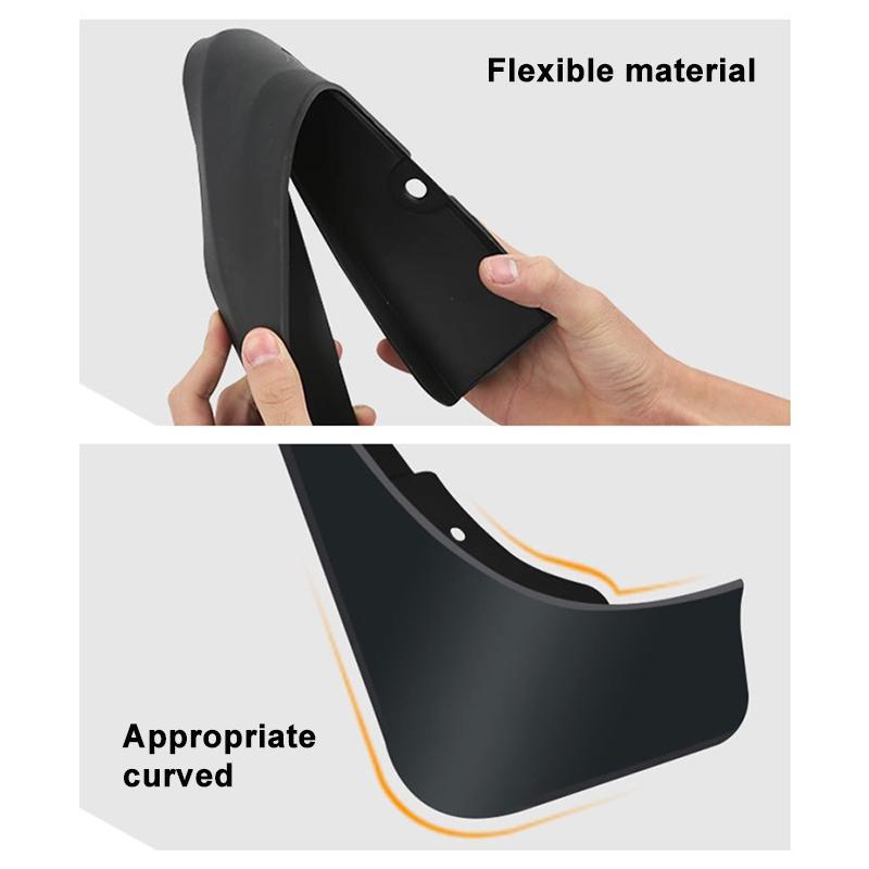 For Hyundai Tucson 2015-2020 4Pcs / Set Car Auto Soft Plastic Splash Flaps Fender Guard