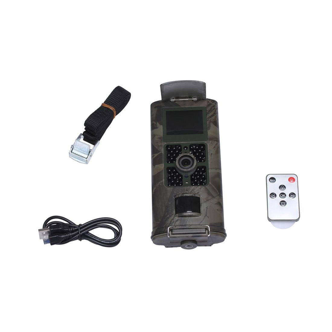 16Mp Waterproof Trail Camera With Night Vision And Wide Angle Lcd