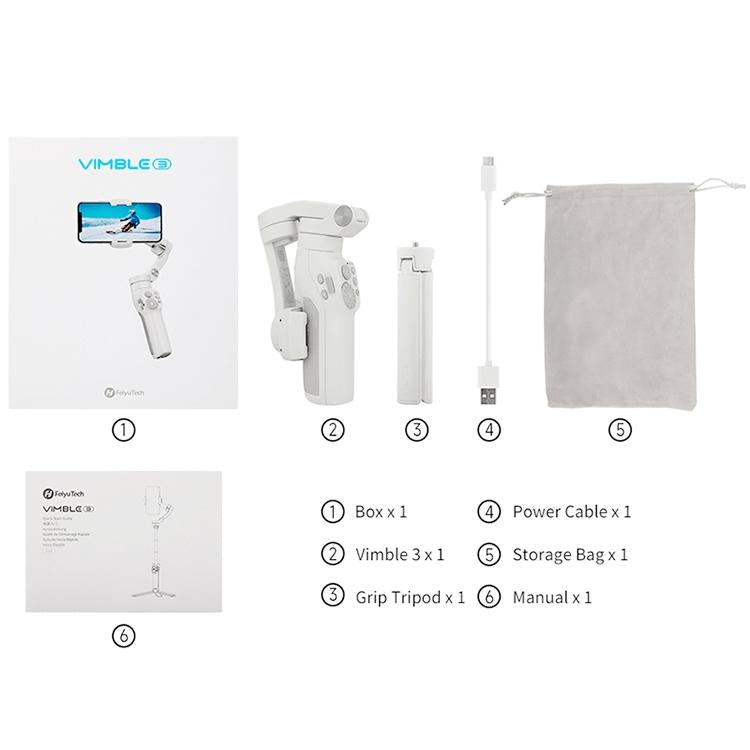 Vimble 3 Se Handheld Stabilizer - Three-axis Gimbal with Anti-shake Technology