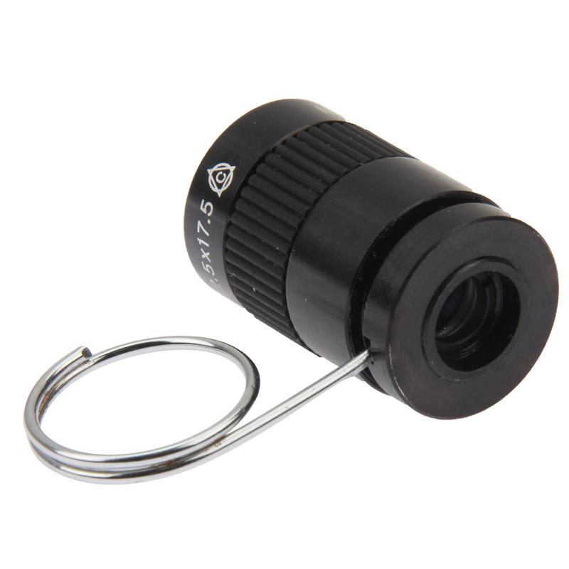 Compact 2.5 X 17.5 Monocular Telescope For Pocket Or Thumb Use - Black