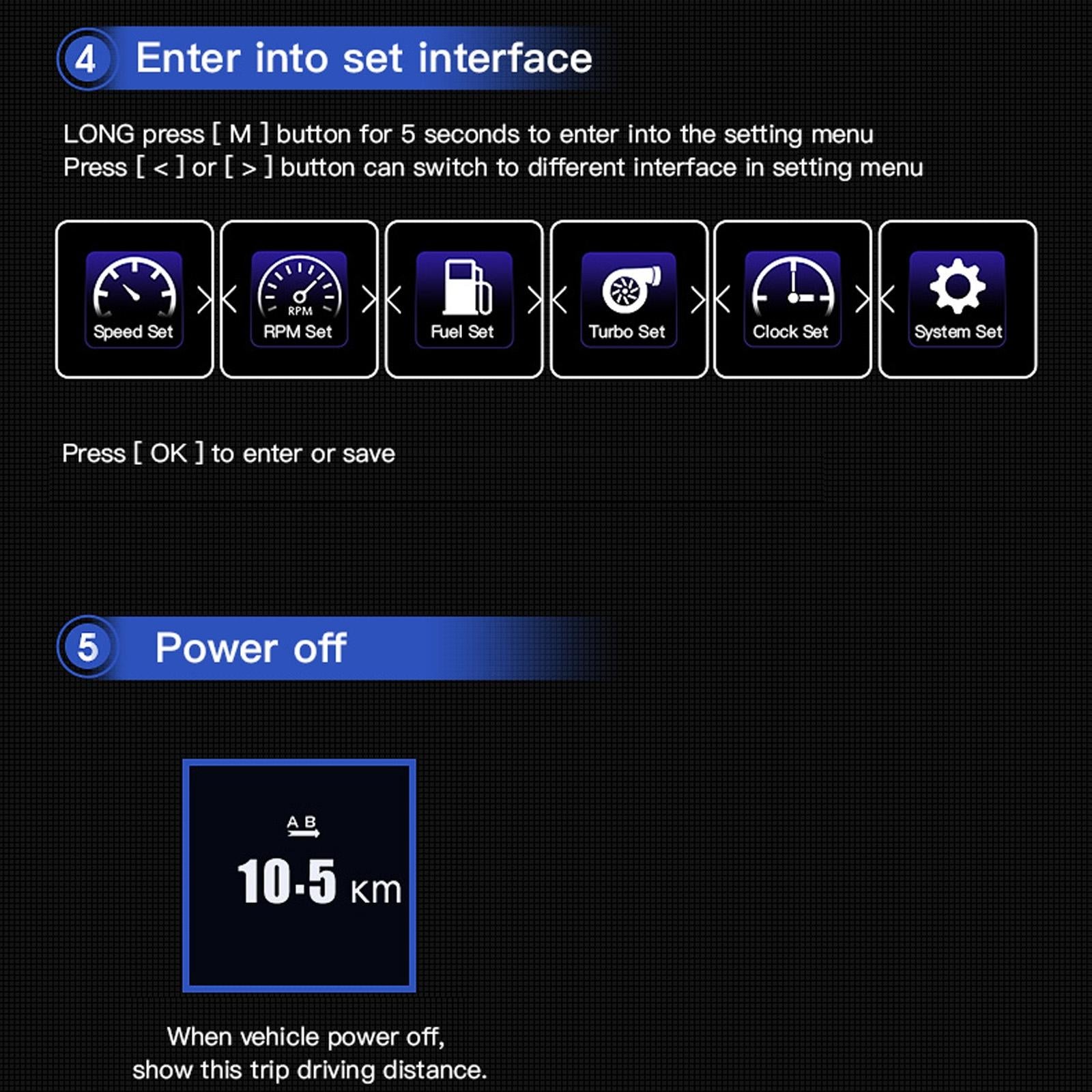 Car Hud Head Up Display Obd Gps Driving Computer Code Table