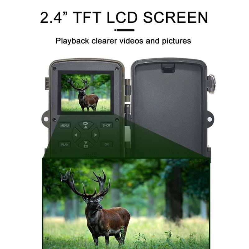 4K Wifi Hunting Trail Camera With 2.4 Tft Screen