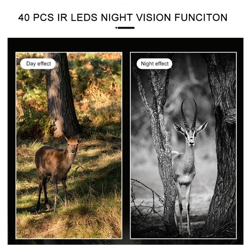 4K Wifi Hunting Trail Camera With 2.4 Tft Screen