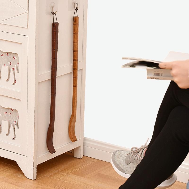 Long Handle Wooden Back Scratcher Small Hand Style