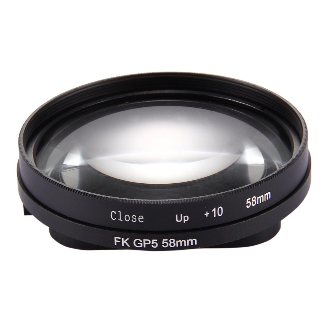 10x Close Up Lens Filter for Gopro Hero7 / 6 / 5 - 58mm Dual Function