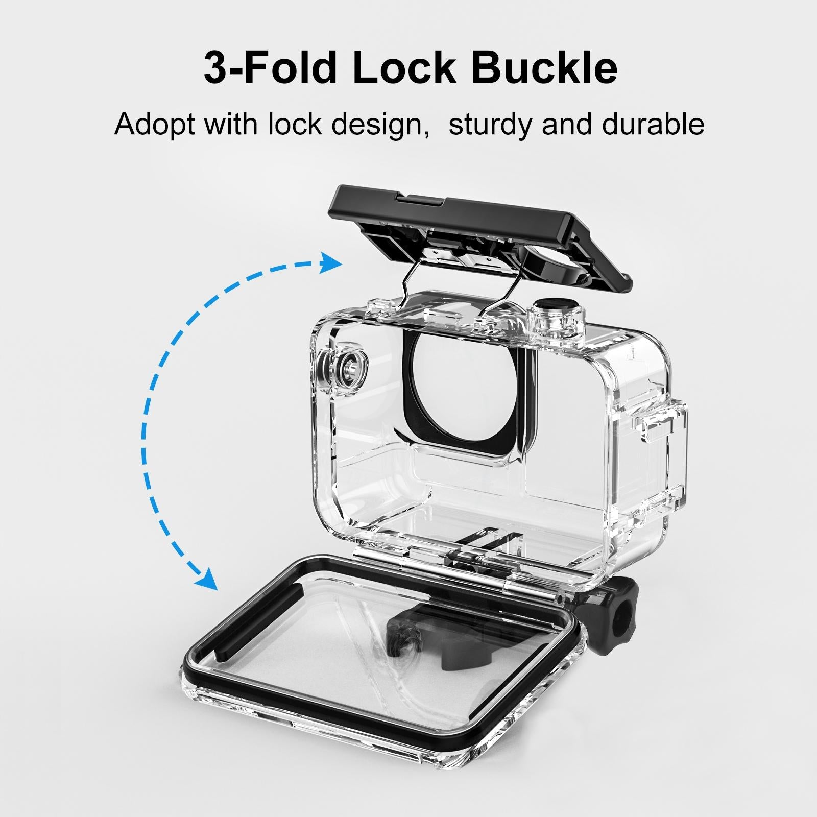 Waterproof Diving Case for Dji Action 3 / 4 - 40m Depth