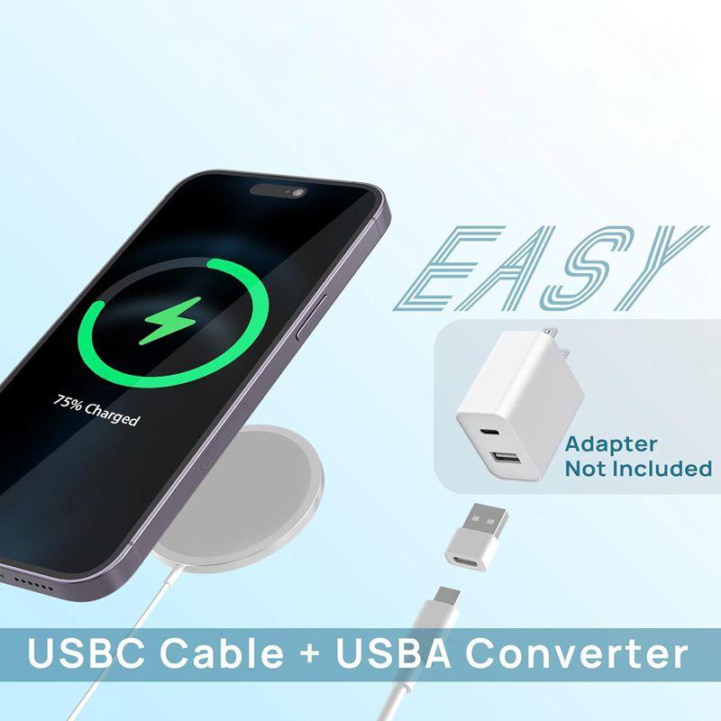 15W Magsafe Wireless Charger For Iphone / Airpods Pro