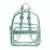 Waterproof Pvc Backpack for Students - Compact and Durable - Candy Colour Green