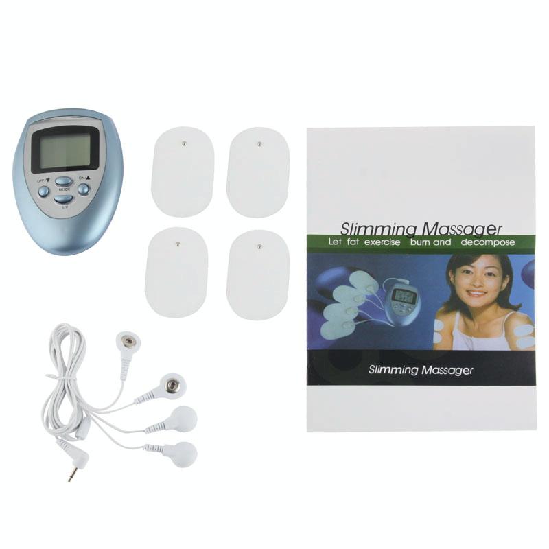 Blue Digital Pulse Massager Multifunctional Therapy Device