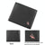 Rfid Men Short Wallet With Card Slots - Black