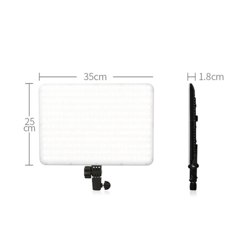 600 Led Flat Fill Light with Remote & Display - Ttv-600