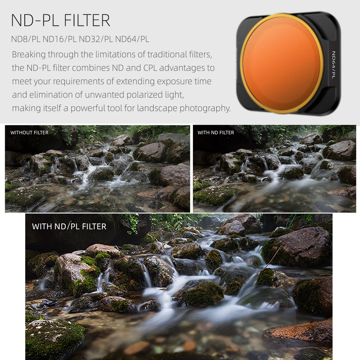 Nd32pl Lens Filter for Dji Air 2s - A2s Fi9343