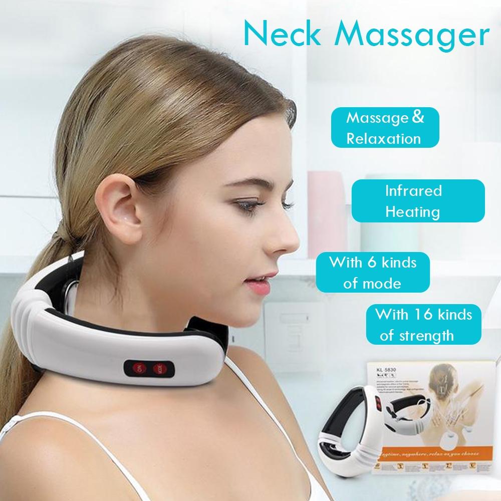 Portable Electric Neck Massager Battery Powered