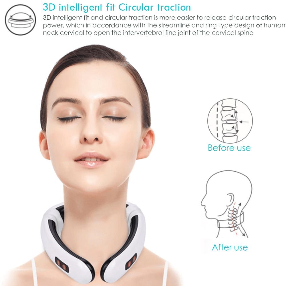 Portable Electric Neck Massager Battery Powered