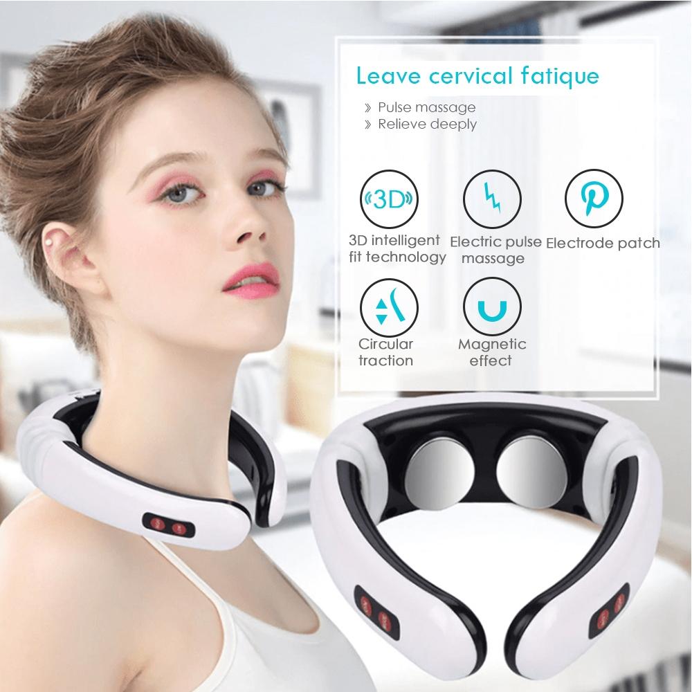 Portable Electric Neck Massager Battery Powered
