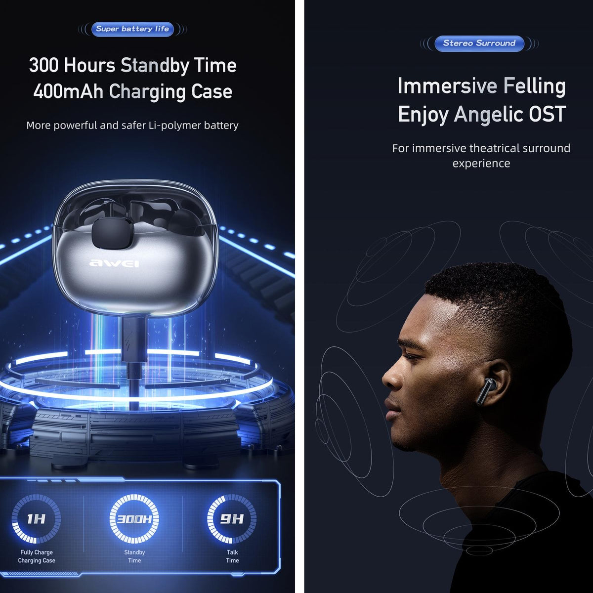 Wireless Gaming Bluetooth Earbuds - T52