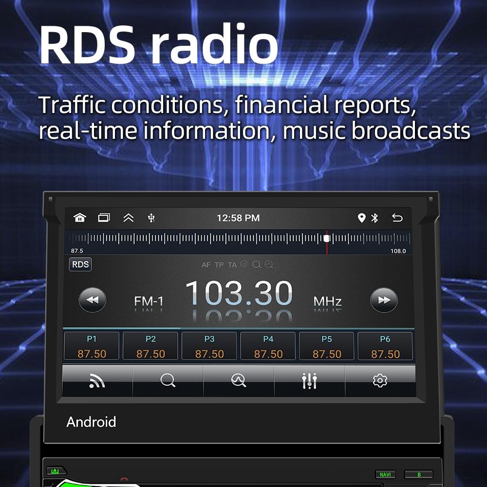 7 Inch Android Car Gps Navigation Bluetooth Stereo Radio Mirror Link Fm Wifi