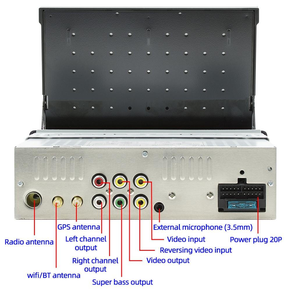 7 Inch Android Car Gps Navigation Bluetooth Stereo Radio Mirror Link Fm Wifi