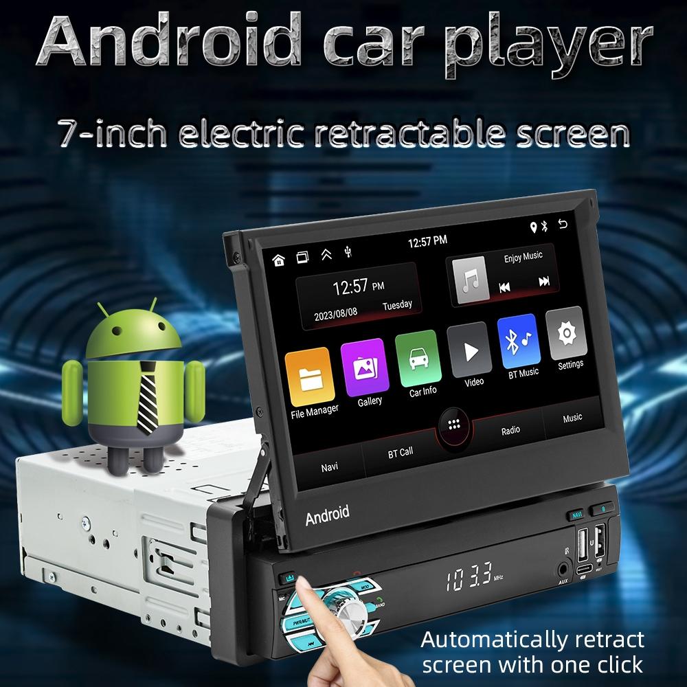 7 Inch Android Car Gps Navigation Bluetooth Stereo Radio Mirror Link Fm Wifi