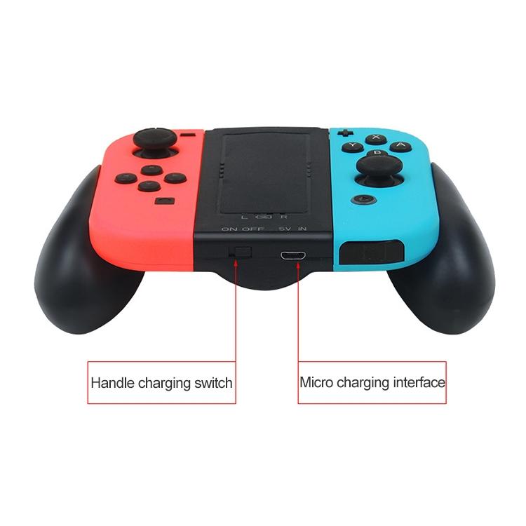 Joy Con Controller Grip with Charger - Compact and Convenient